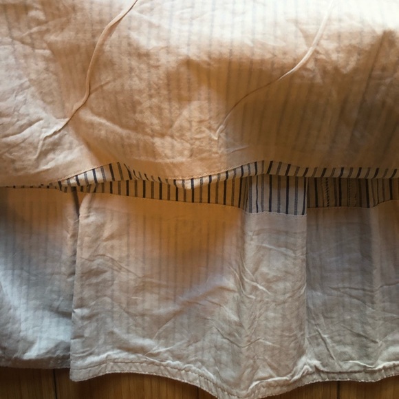 Madewell Beige Striped Midi Dress - Picture 8 of 10